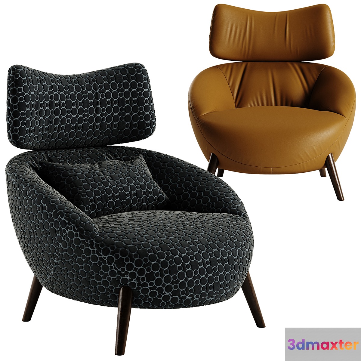 Natuzzi luna armchair