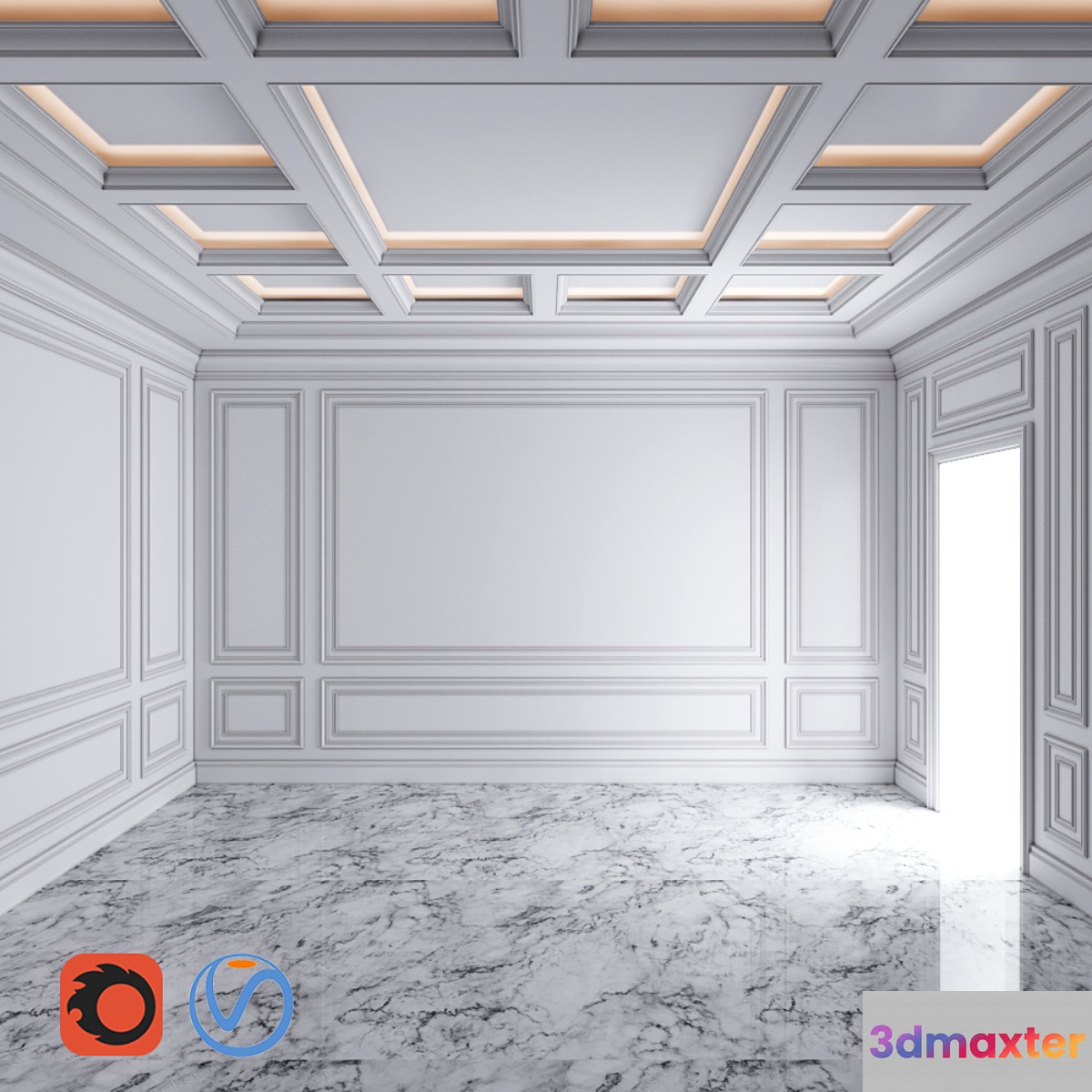Decorative molding_15 3D Max
