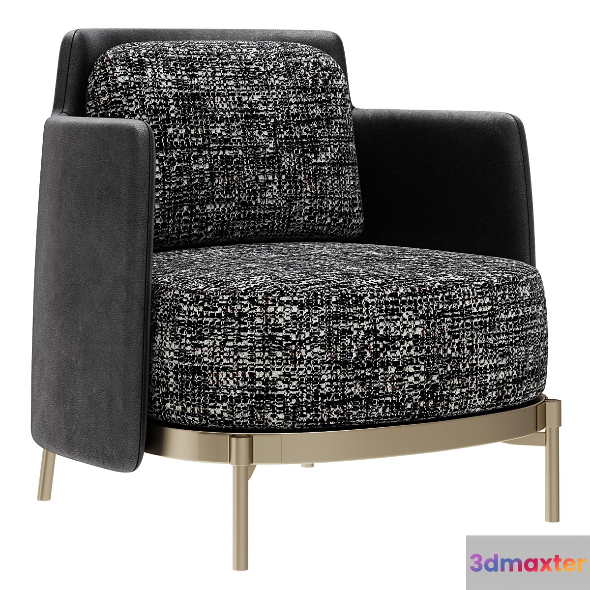 Minotti tape armchair 3D Max