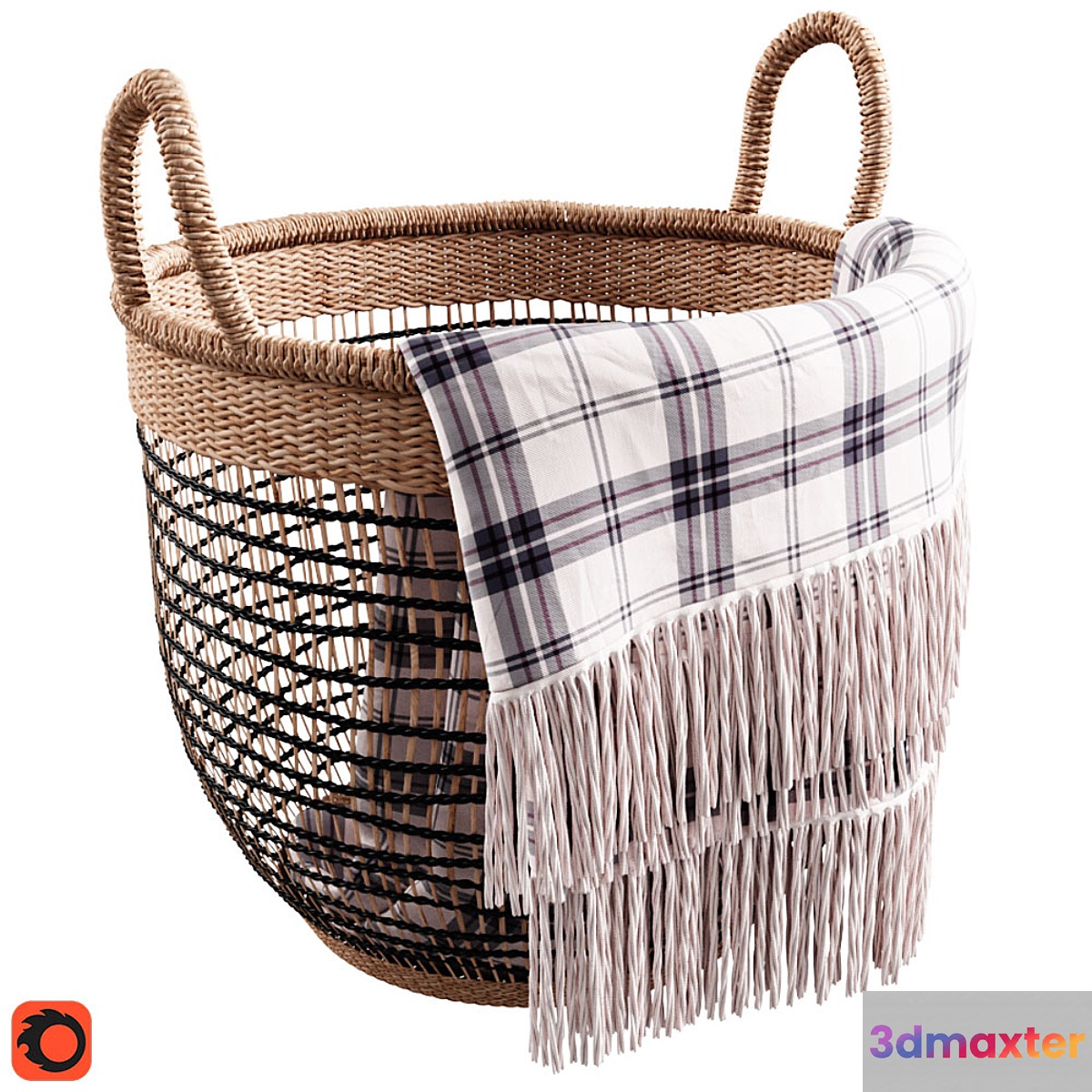 Maisons du Monde Woven Basket