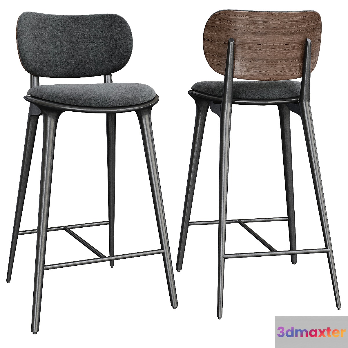 High Stool Backrest by Mater Design