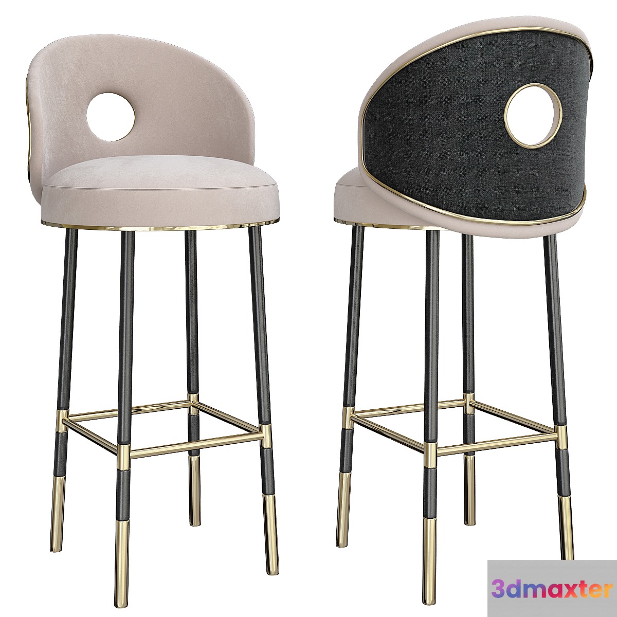 Fire - Bar chair fabric Luna