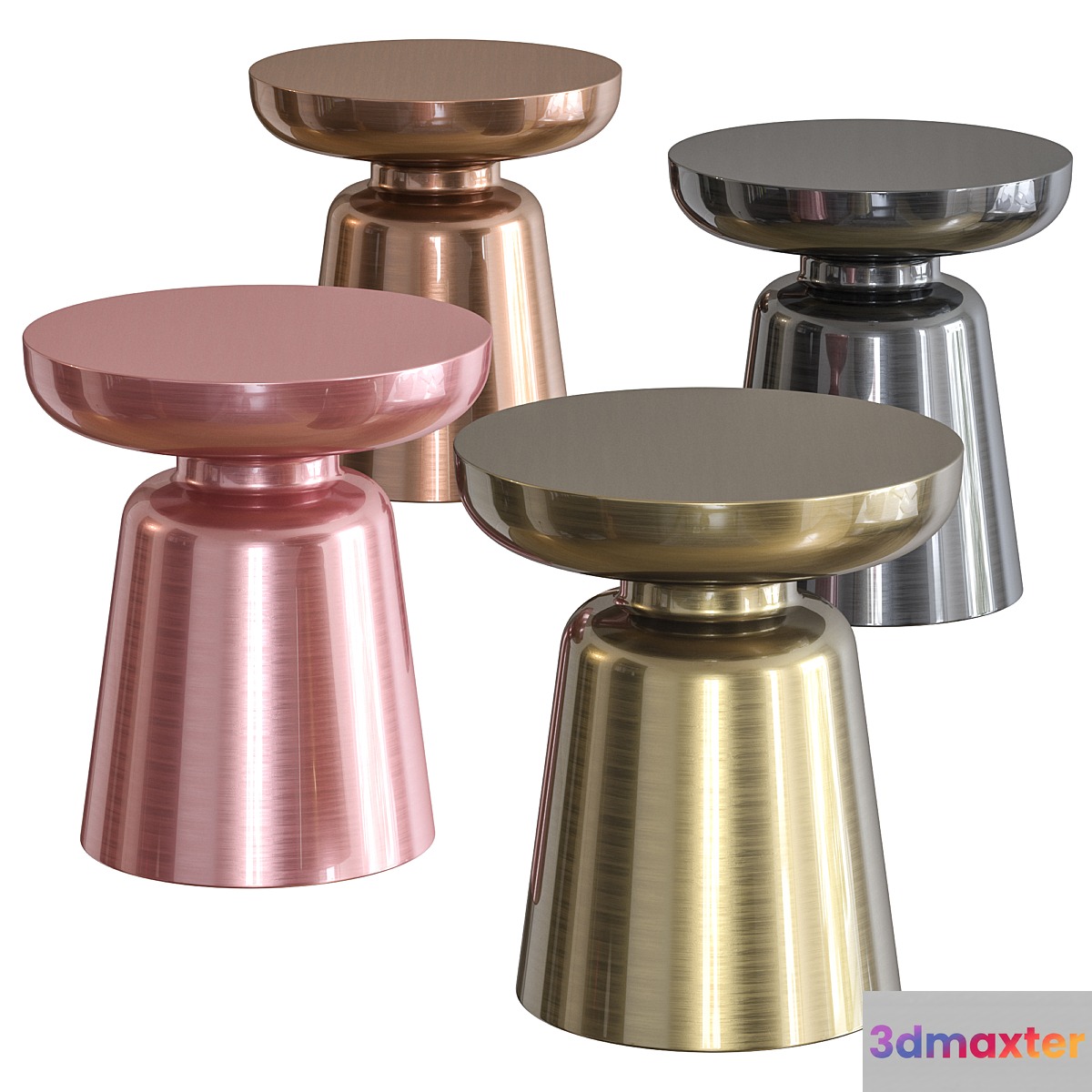 NV Gallery Cersei Coffee & Side Table 3D Max