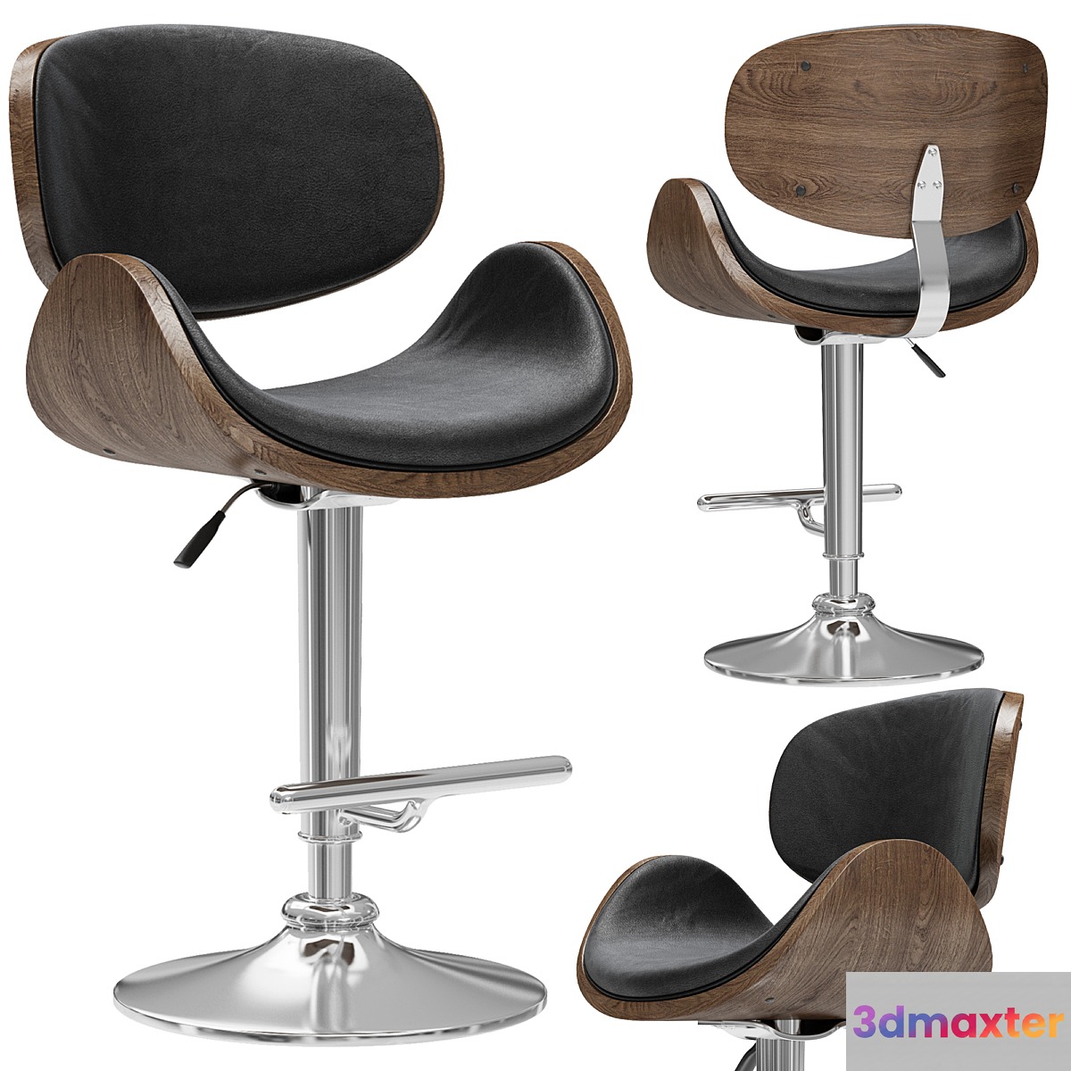 Bar stool Eames Lounge Bar Stool - No.2