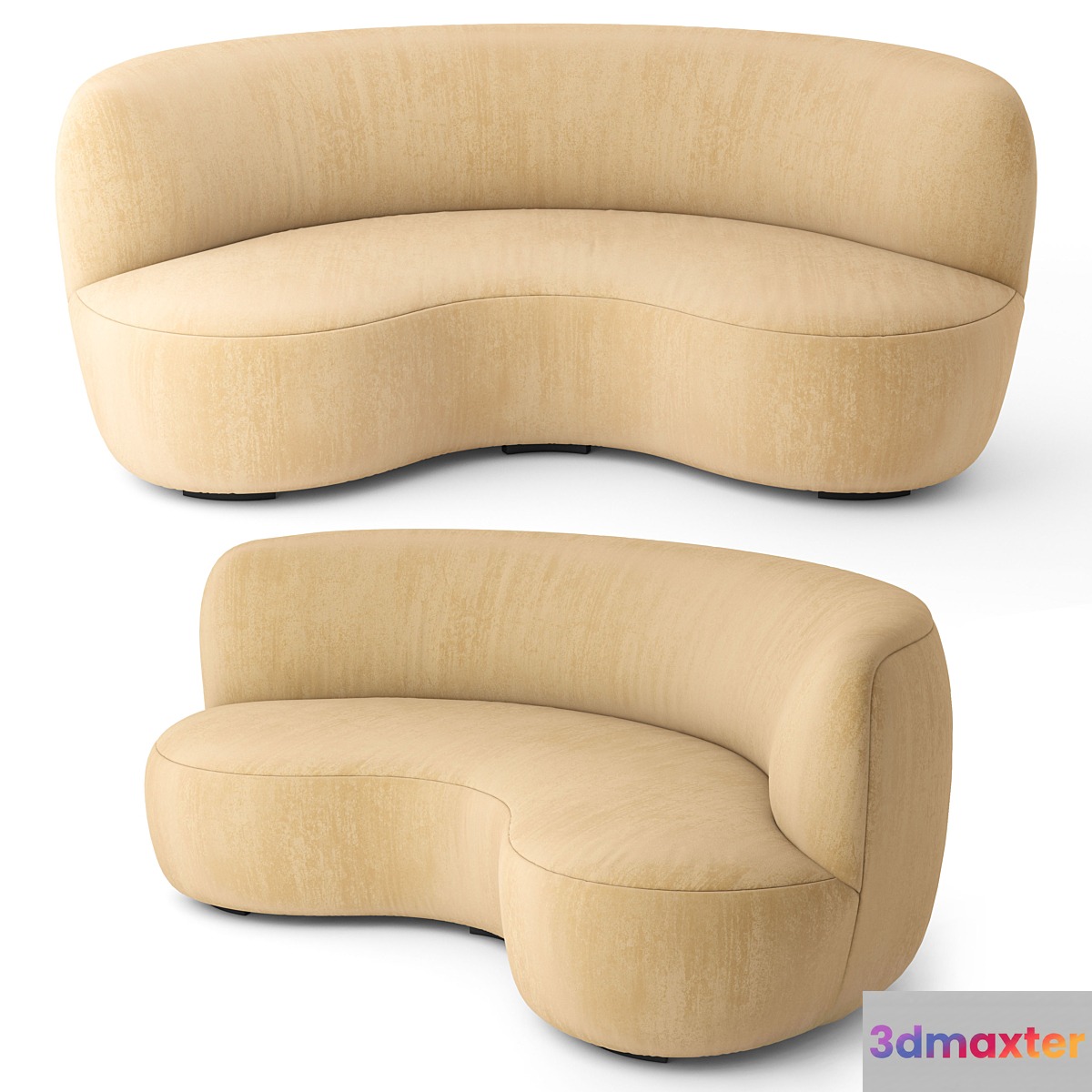 Pierre Augustin Rose 190 Sofa 3D Max