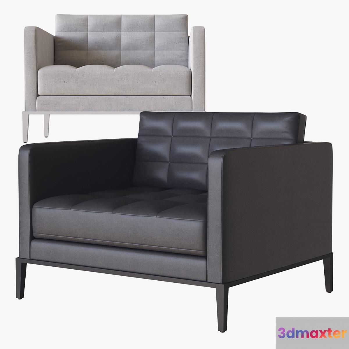 Ac lounge armchair b & b italia 3D Max