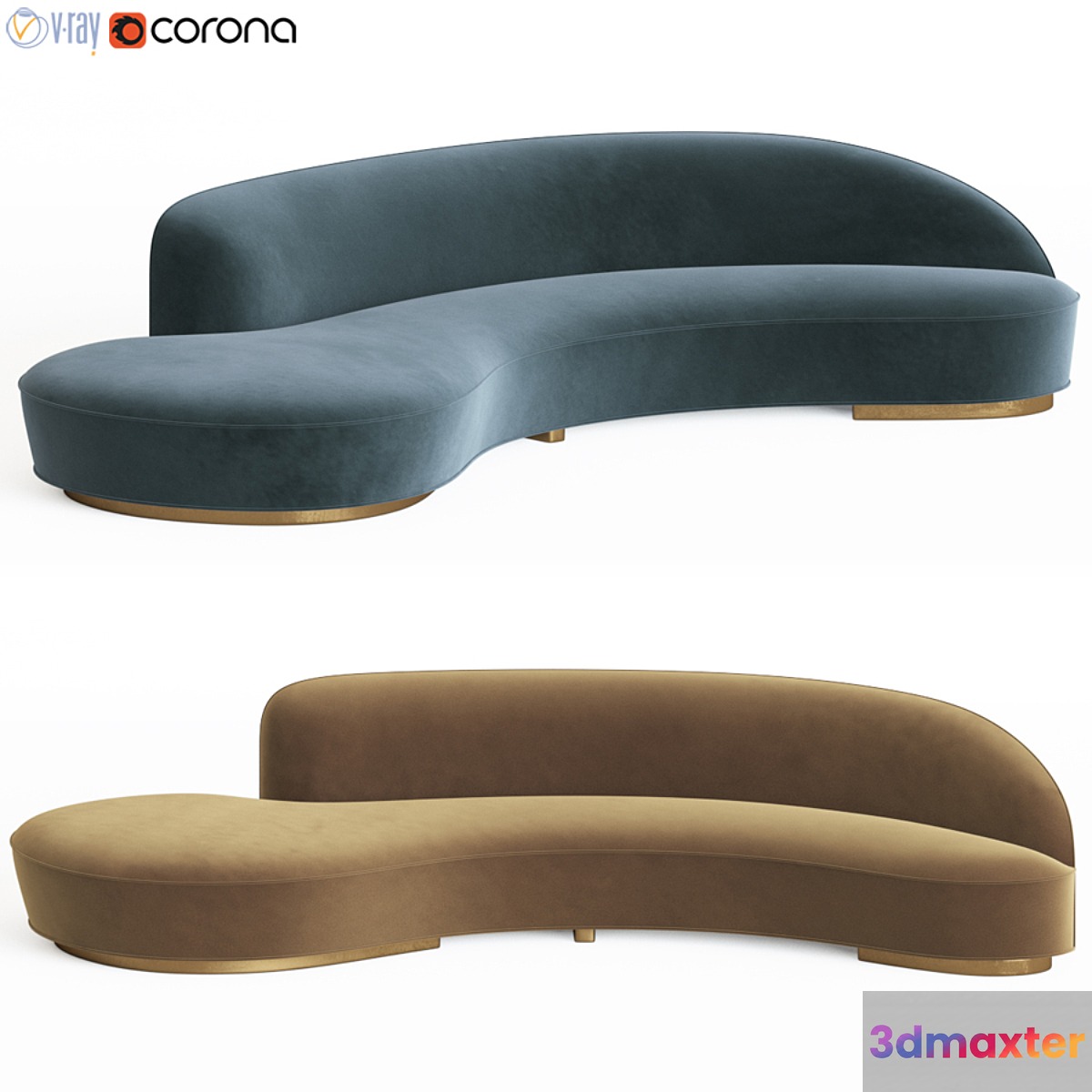 Vladimir Kagan Serpentine Sofa