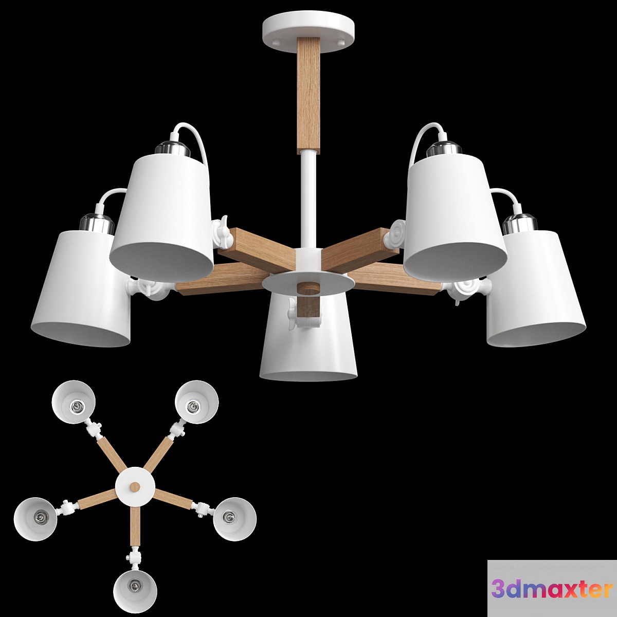 Arte Lamp Oscar A7141PL-5WH