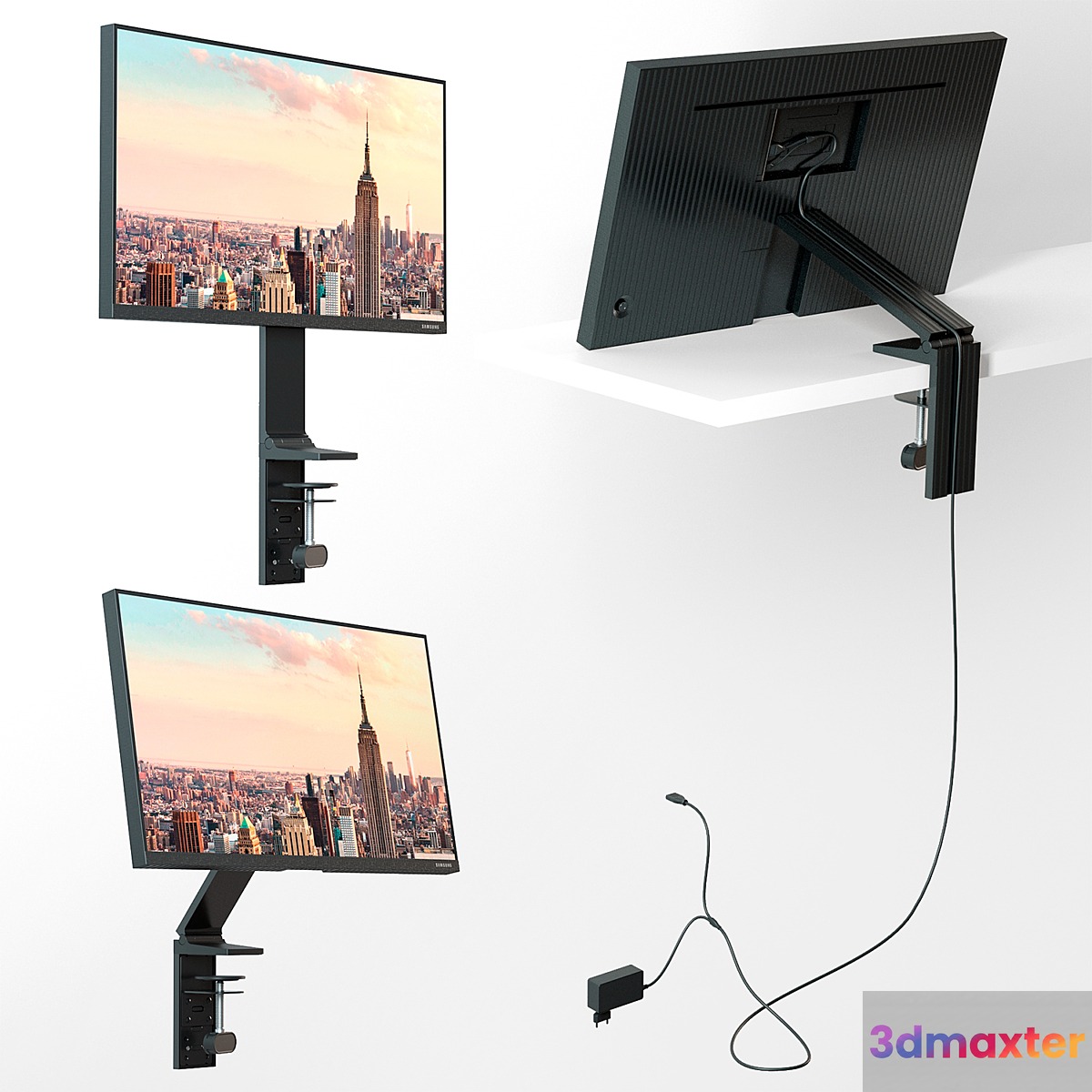 Samsung 27 monitor 3D Max