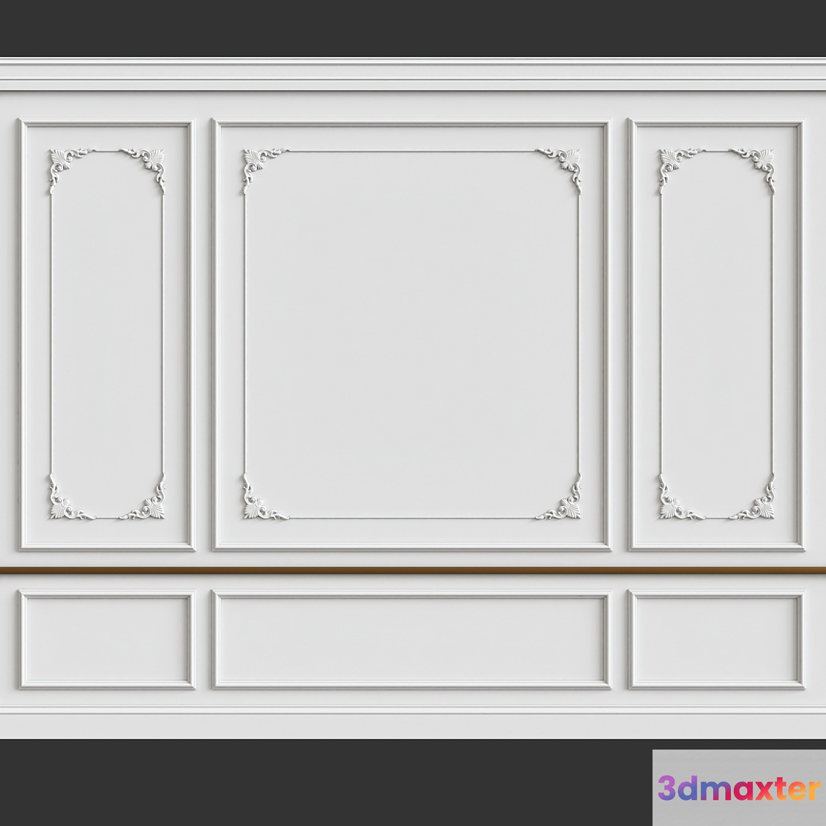 Wall molding - No.2 3D Max