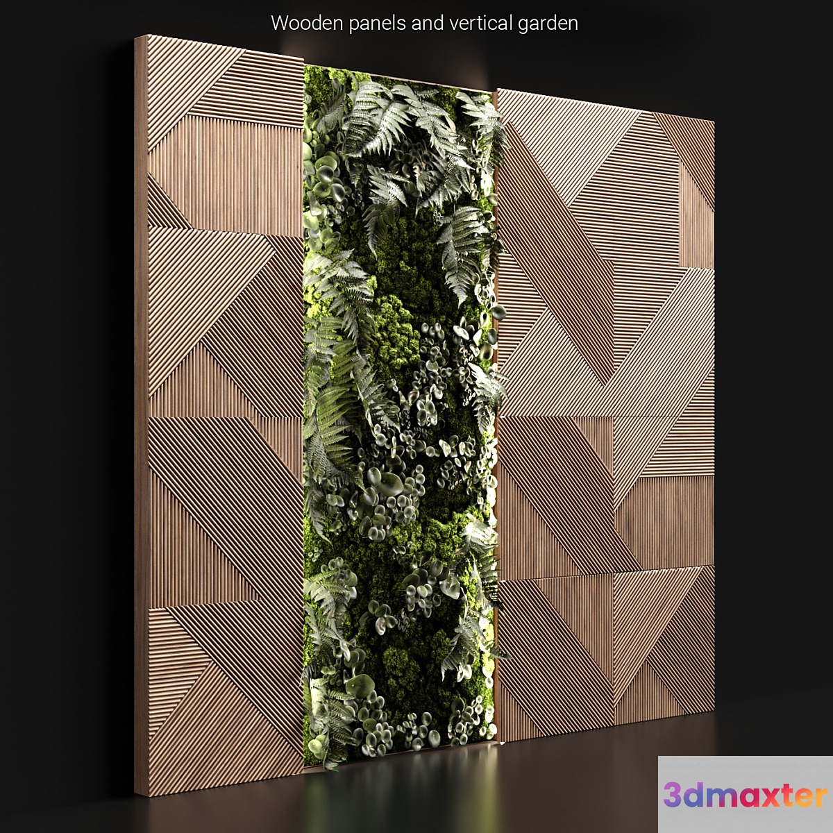 Wooden panels and vertical garden 2 - No.4
