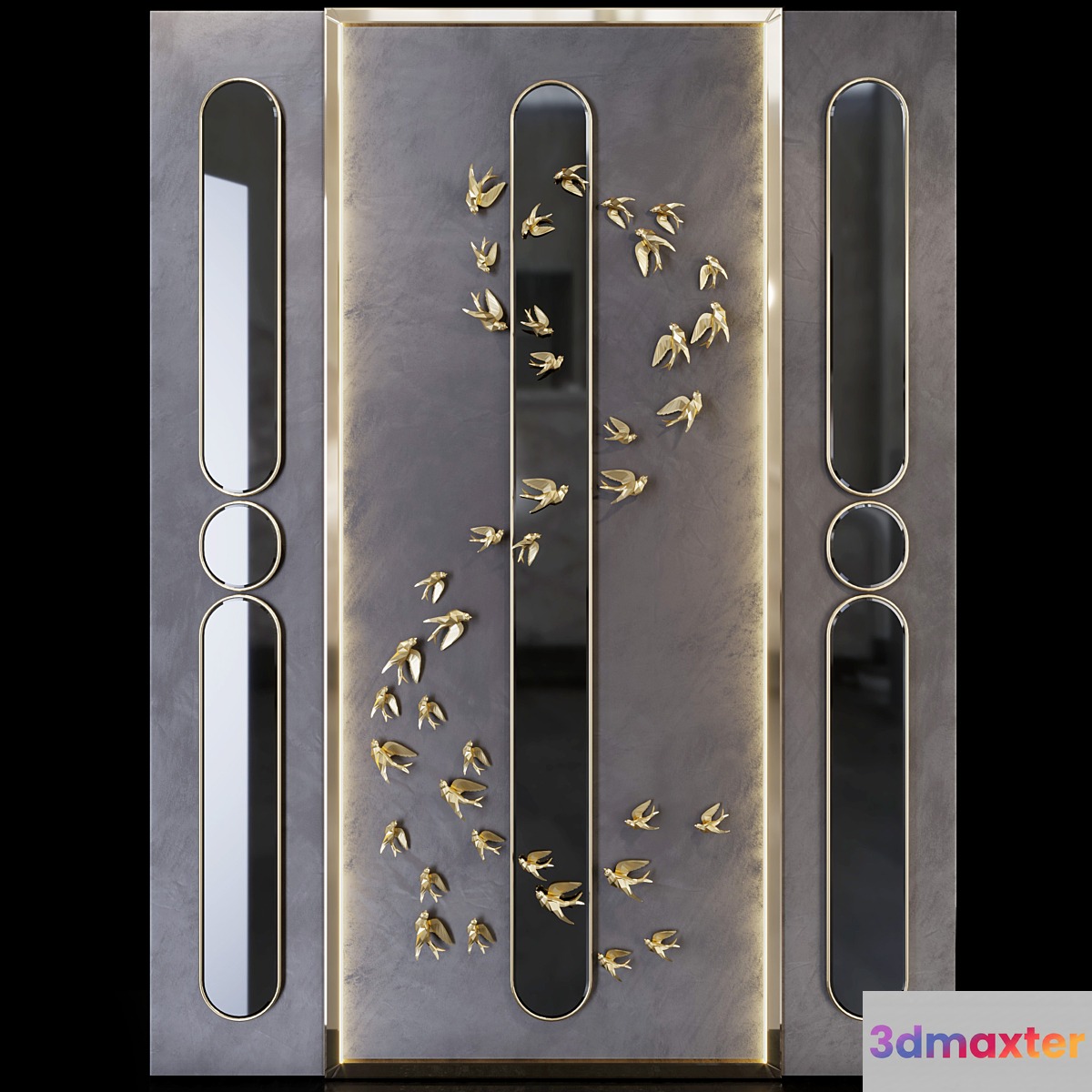 Decorative wall _ PN51 3D Max