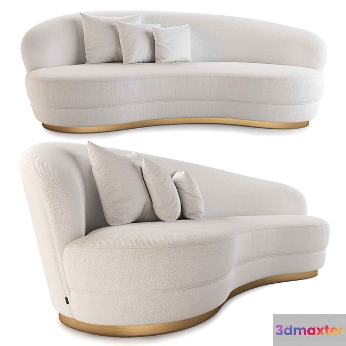 Ignacio Luxe Hamilton Conte sofa 3D Max