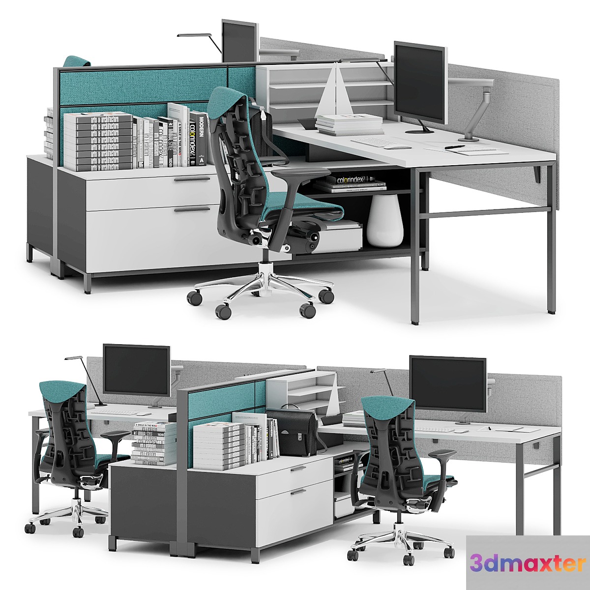 Herman Miller Canvas Wall (v9) 3D Max