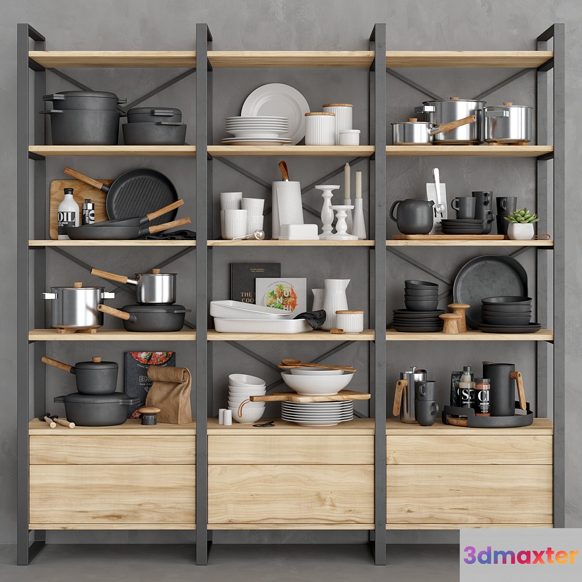 EvaSolo Pantry 3D Max