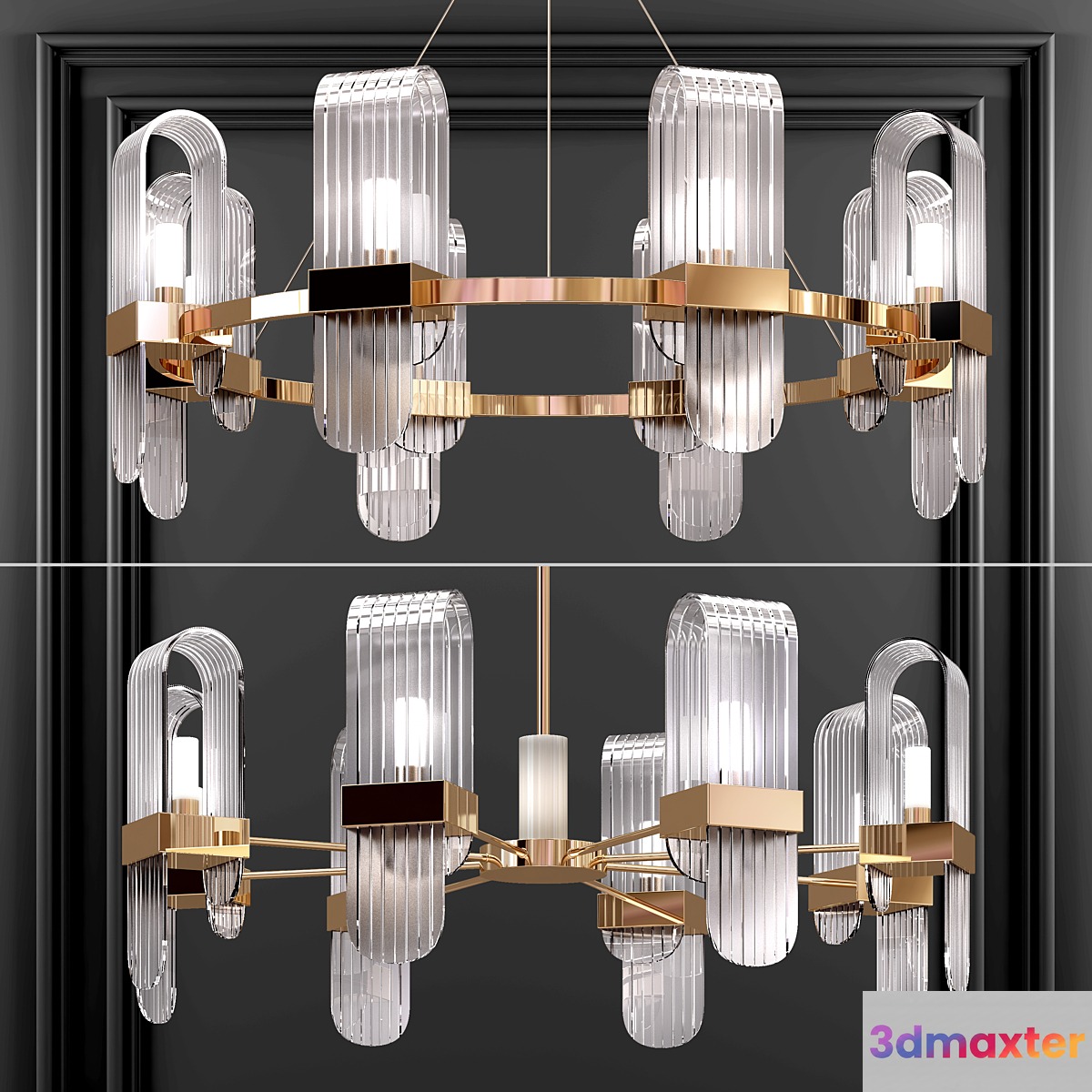 Modern metal Chandelier05 - No.2