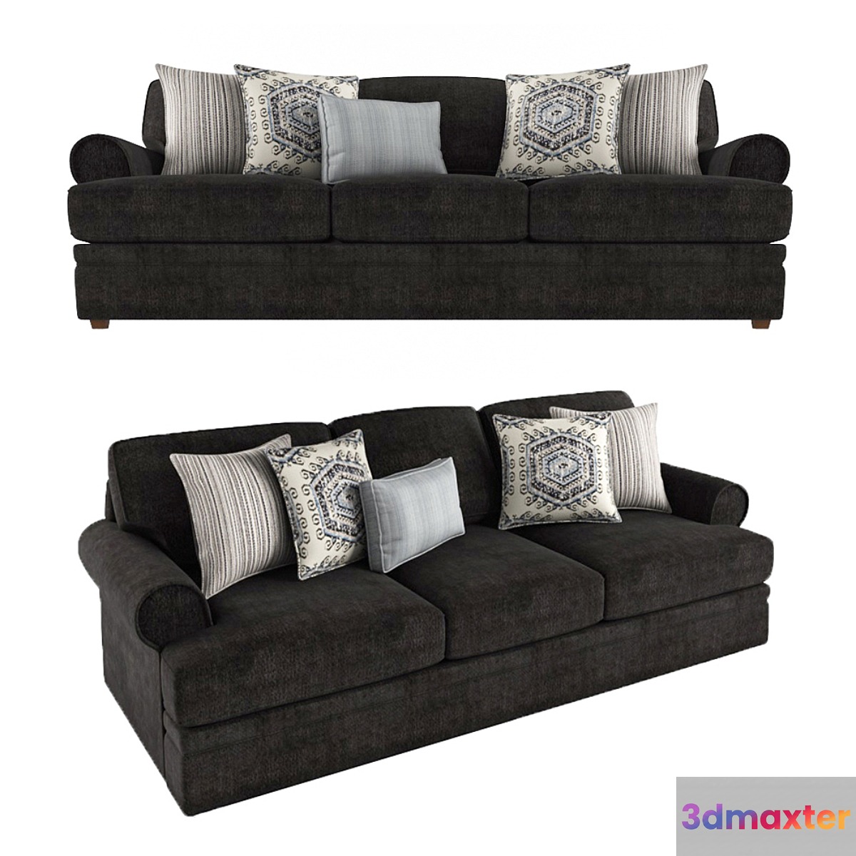 Simmons sofa 3D Max