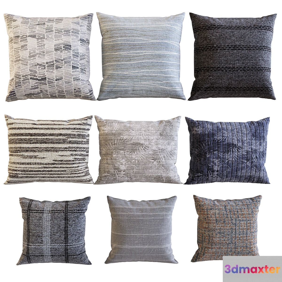 Decorative pillows 12 3D Max