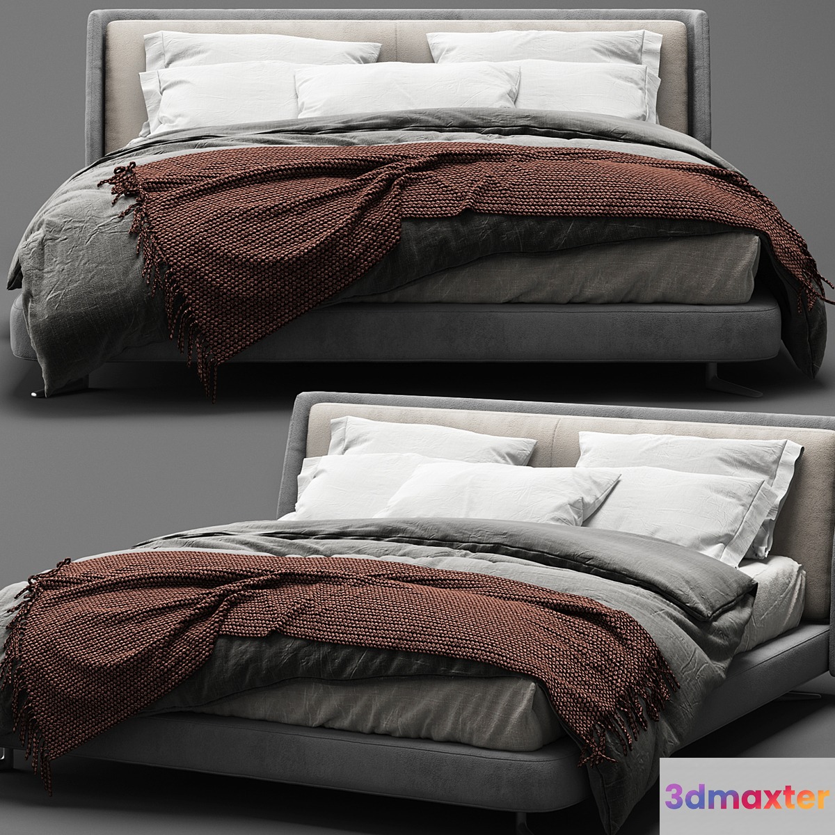 Spencer bed 3D Max