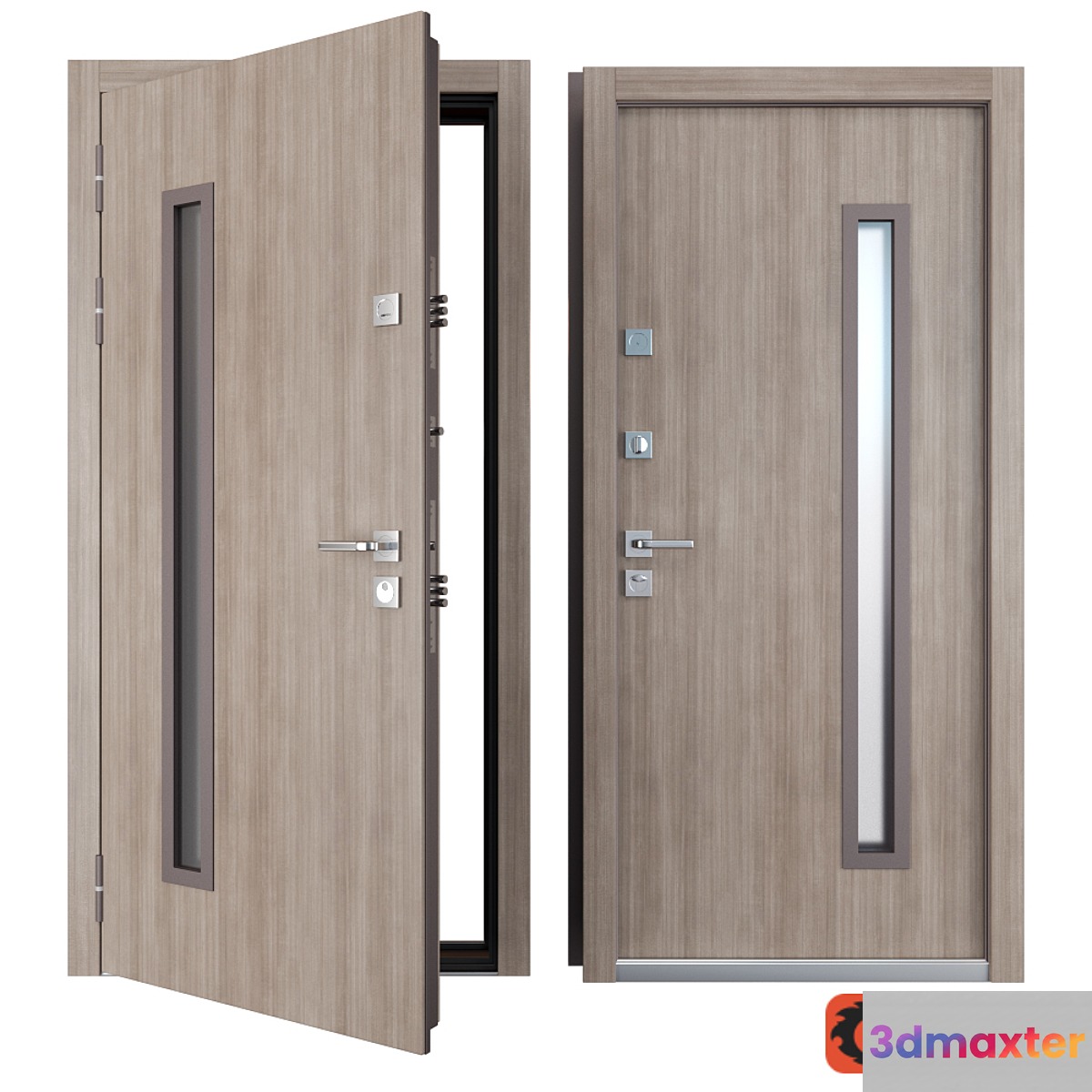 Entrance metal door Rio (Straj) 3D Max