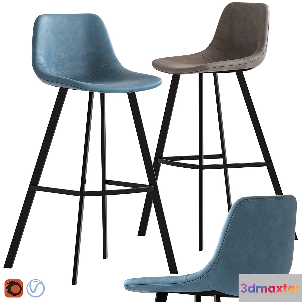Linea Furniture Abigayle Barstool