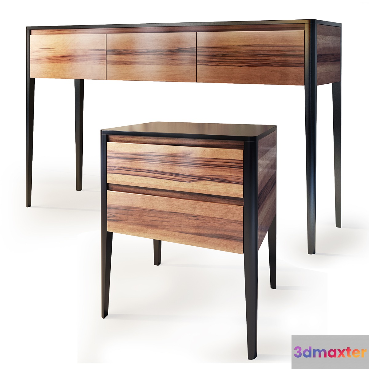 Chest _ console and nightstand Evans. Dresser bedside table by Werby