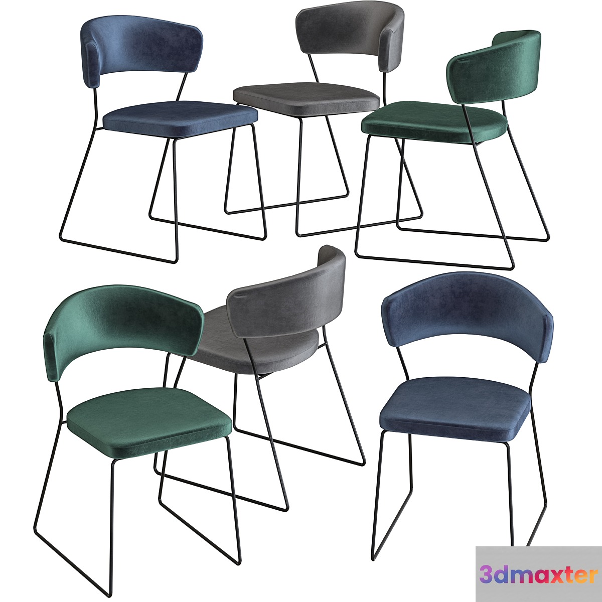 NV Gallery Gordon Chair 3D Max