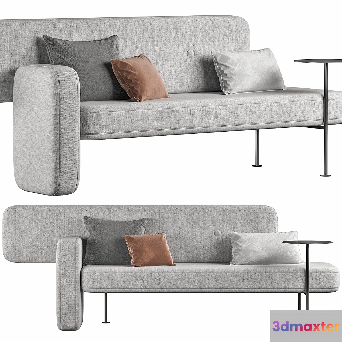 Pebble sofa gray