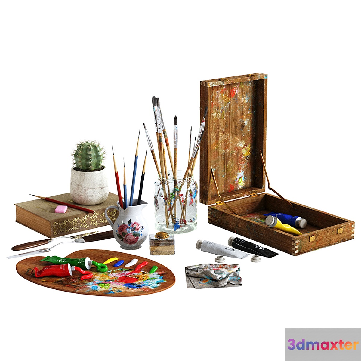 Painting set 3D Max