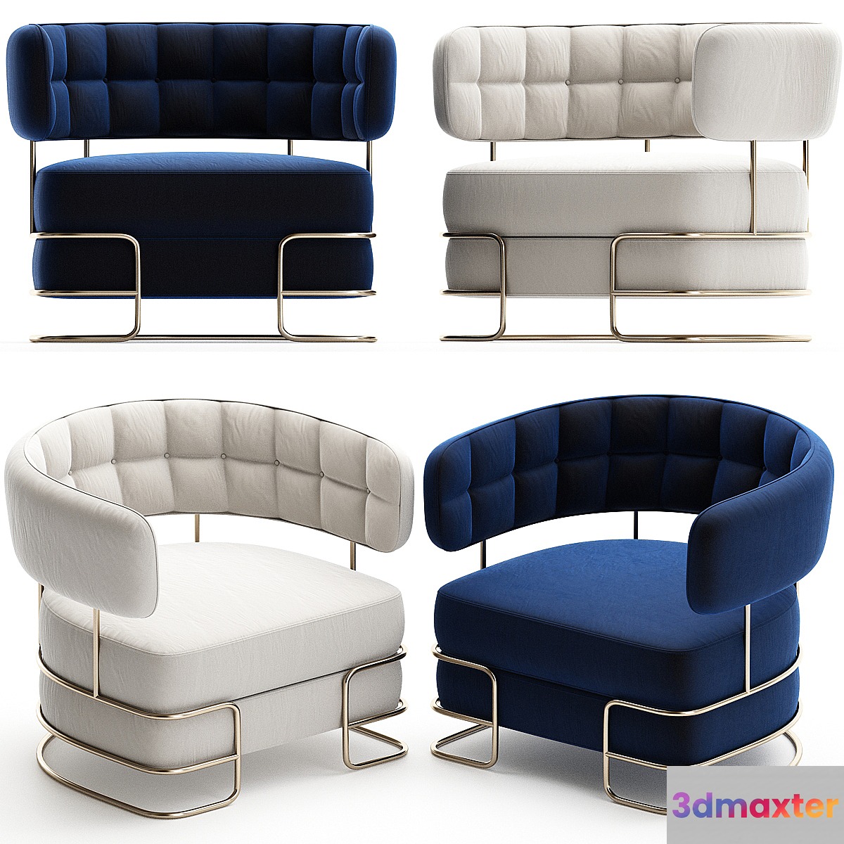 Modern Luxury Armchairs Porus Studio Furniture