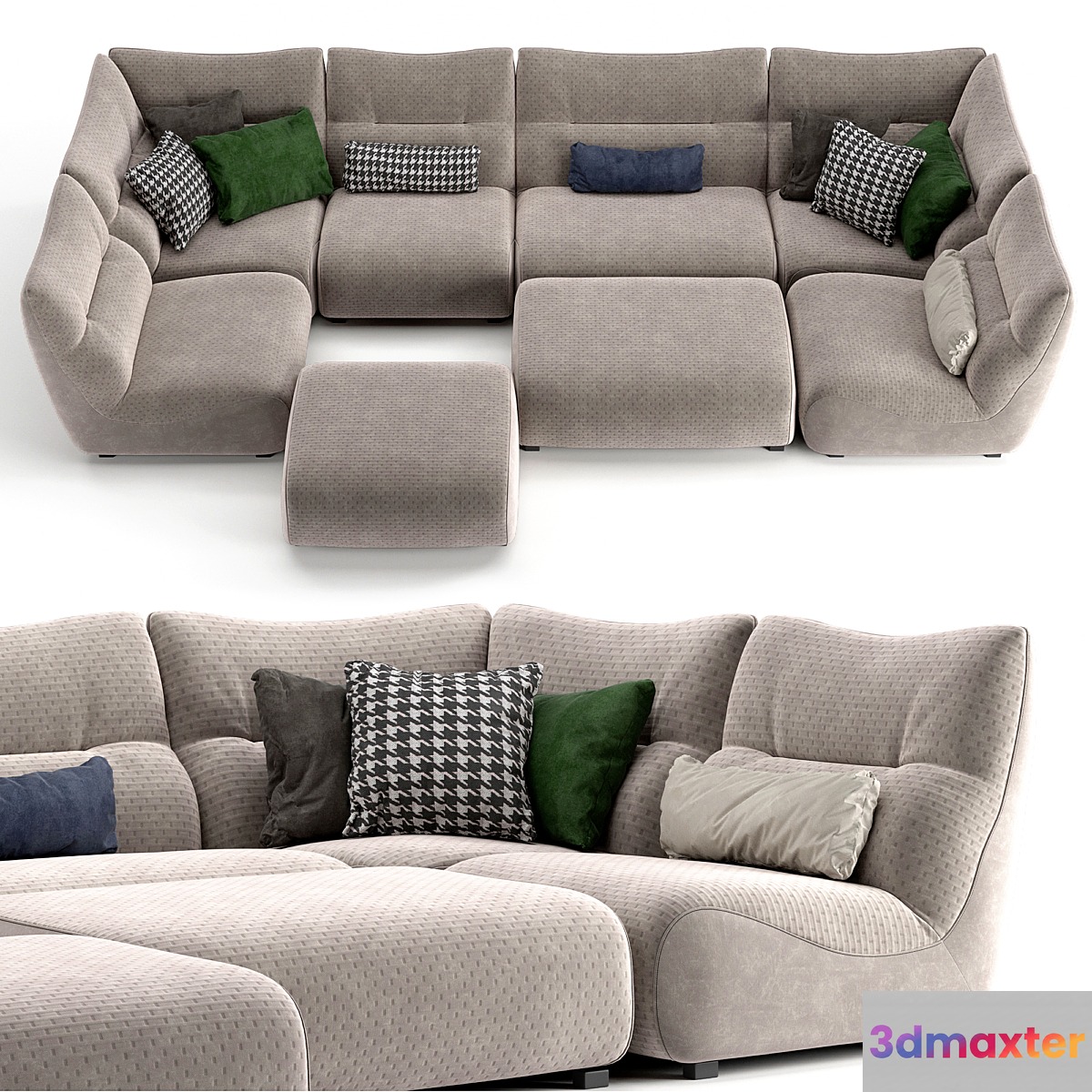 Roche bobois temps calme 3D Max