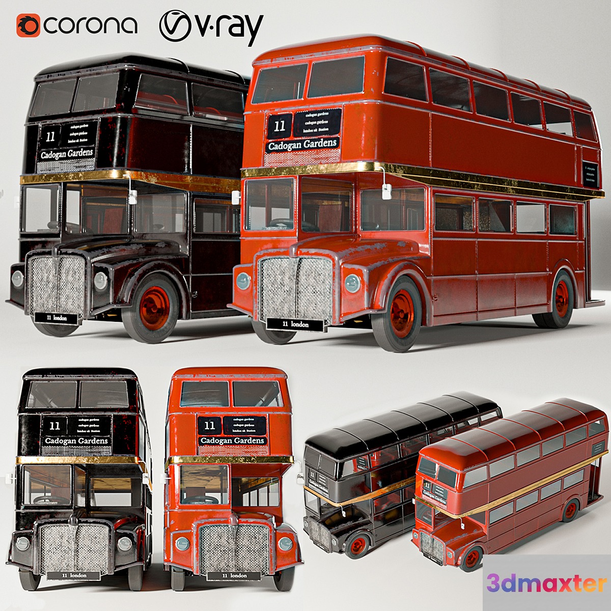 bus_routemaster 3D Max