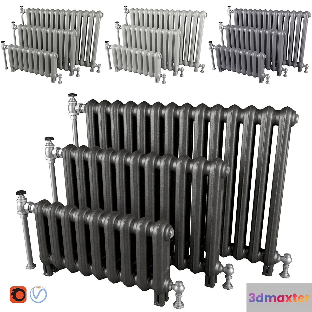 Cast iron radiators