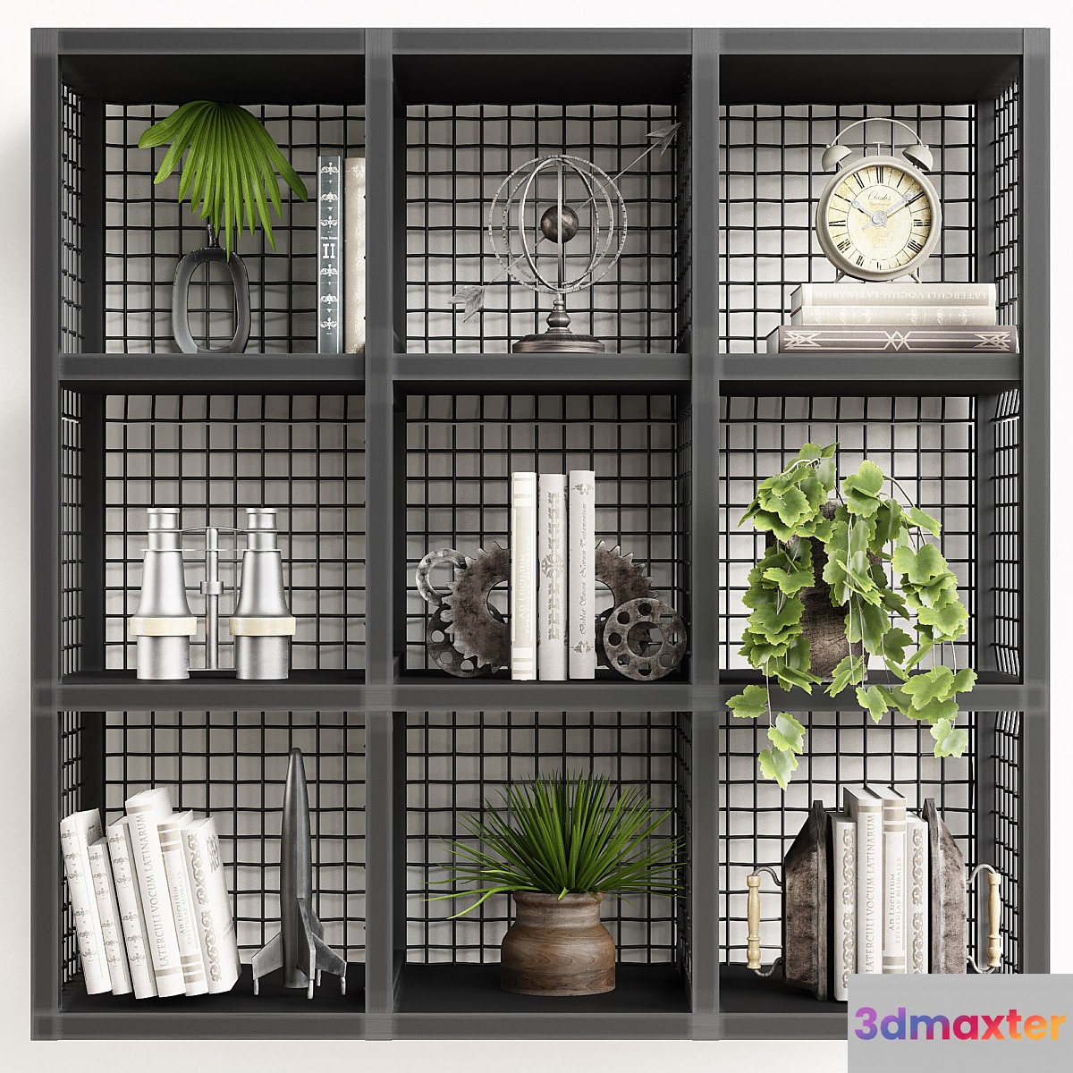 Zinc Restoration Hardware Shelf 3D Max