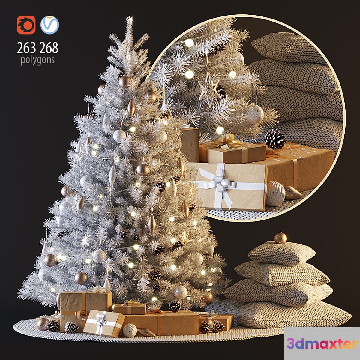 White Christmas tree - No.7
