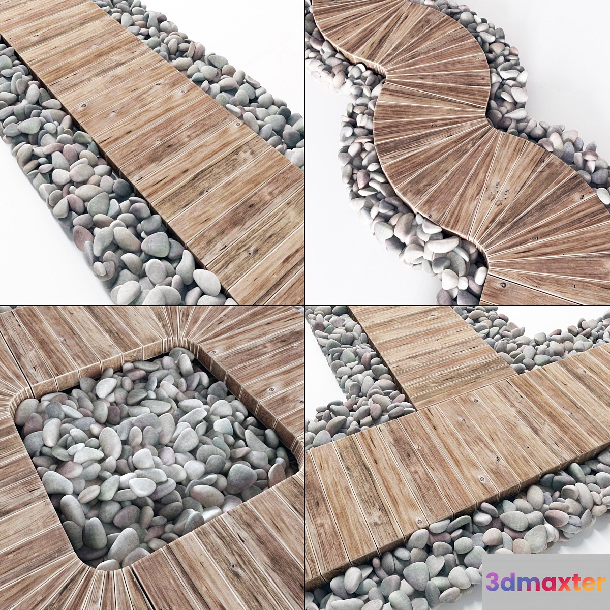 Pebble lawn flooring - No.2