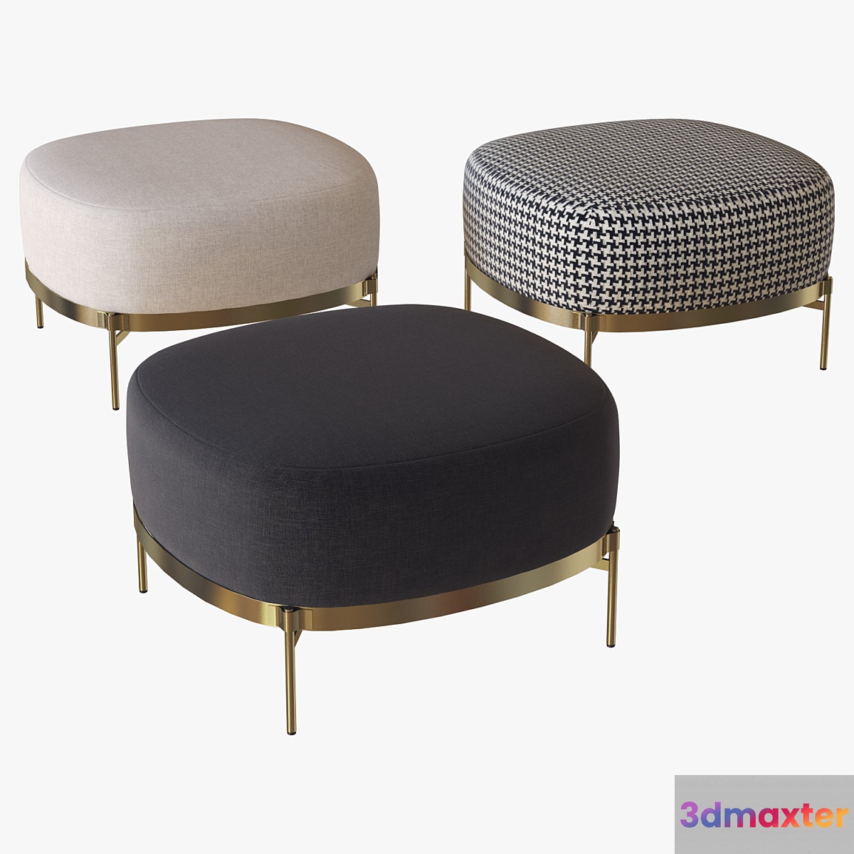 Footstool Tape Minotti