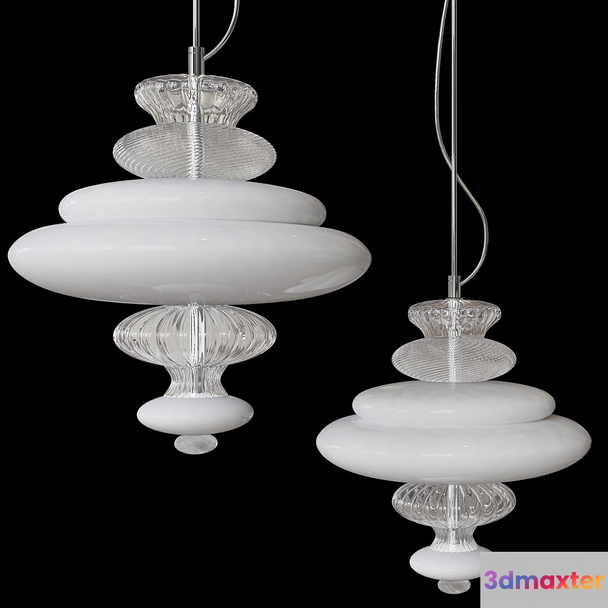 Pigalle Suspensions Barovier & Toso 3D Max
