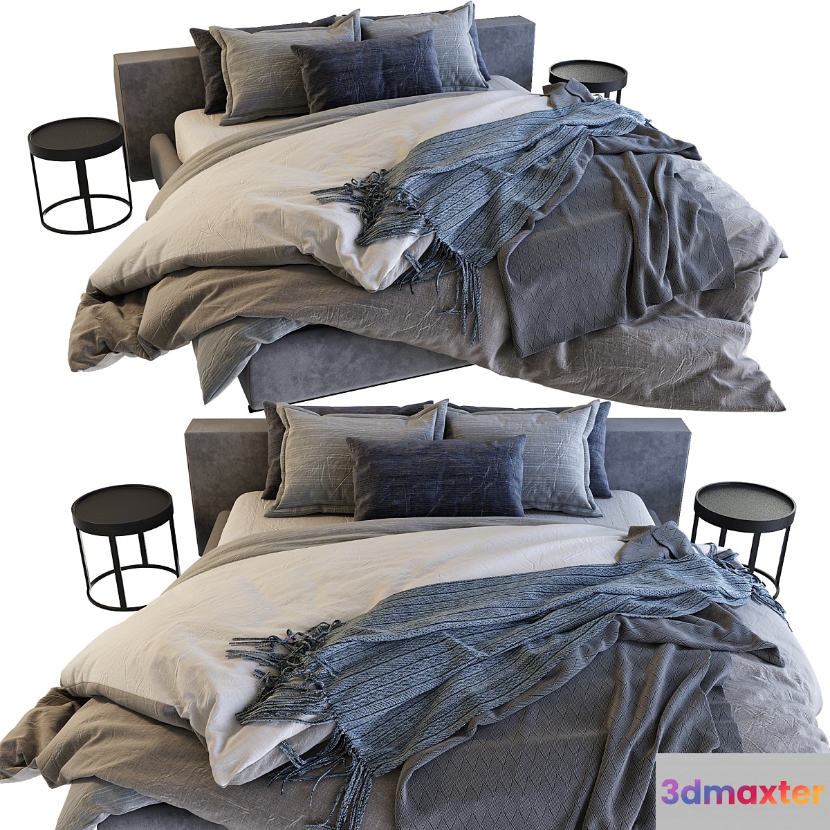 Bed Groundpiece _ Flexform No. 2 3D Max