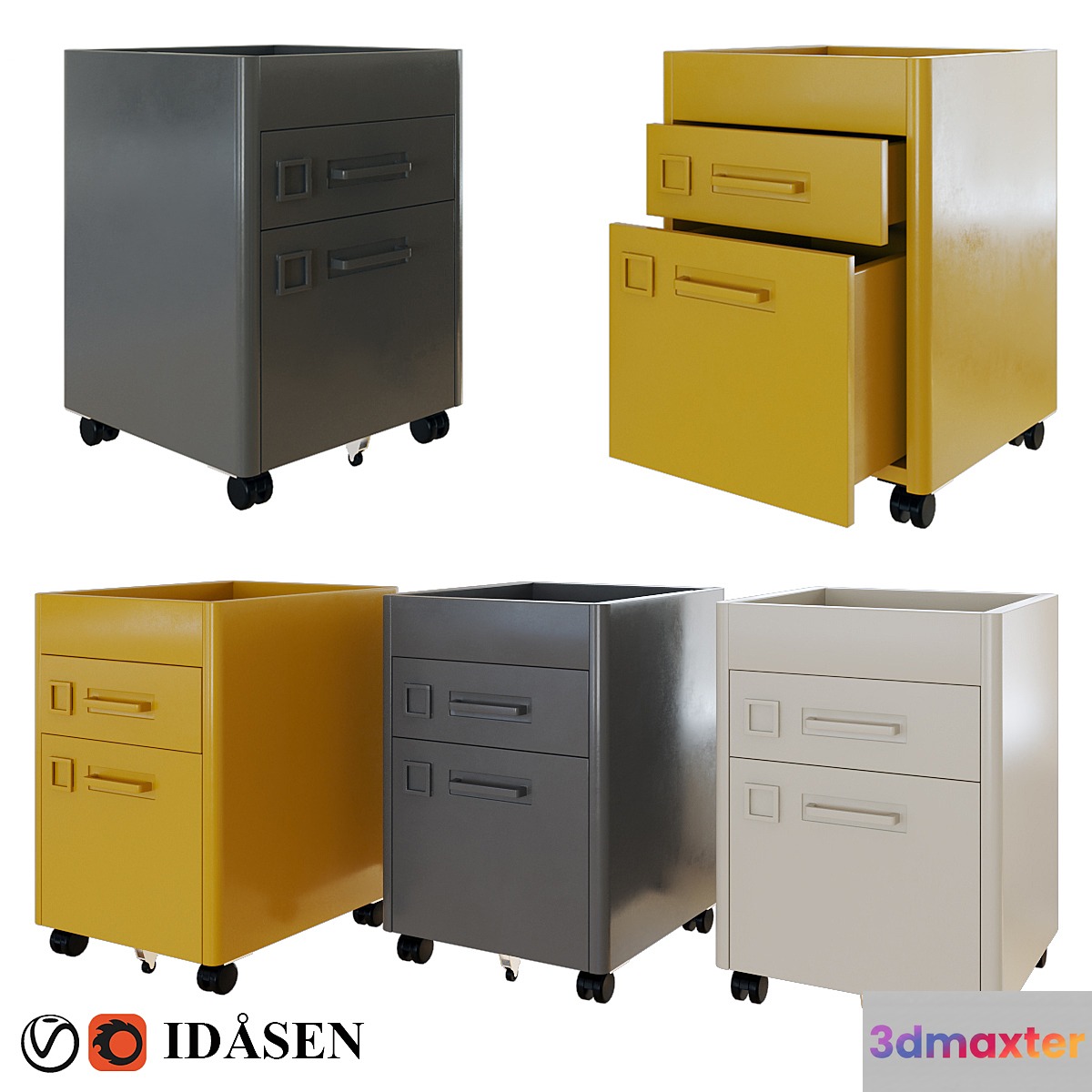 IKEA Idåsen drawer 3D Max