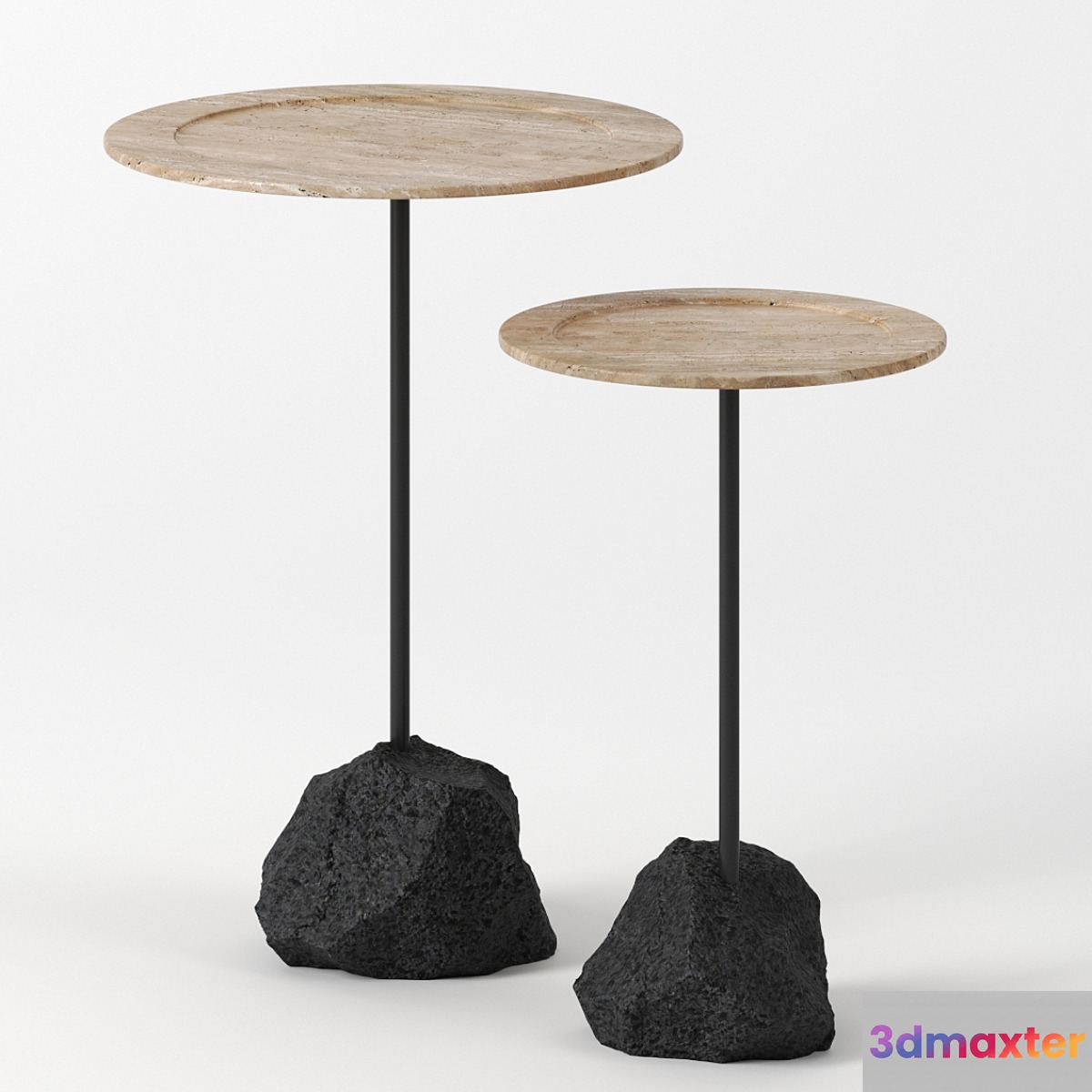 Nardo tables by Stephane Parmentier 3D Max