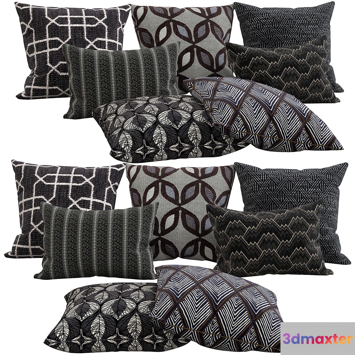 Decorative pillows 46 3D Max