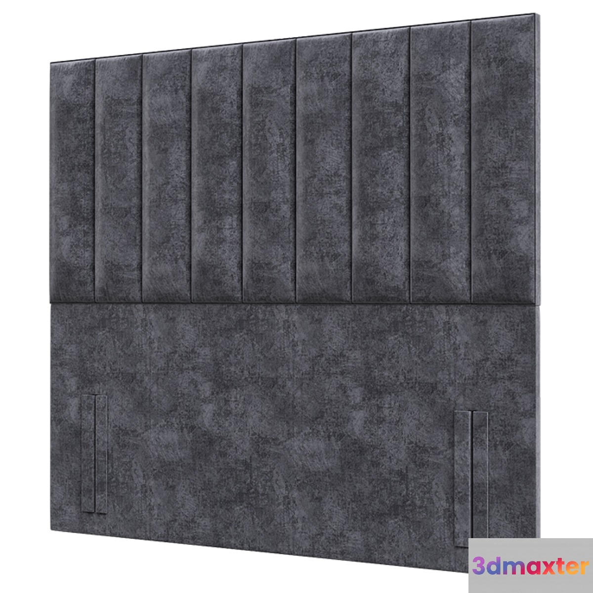 Tubes Vertical Upholstered Headboard 3D Max