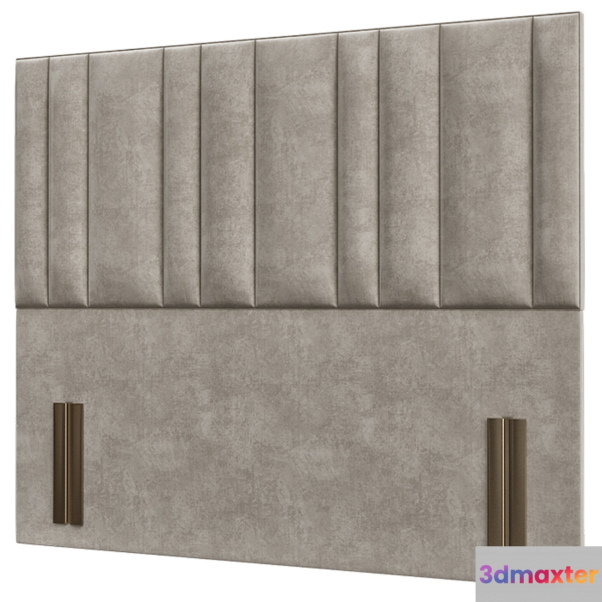 Multi-tubes Upholstered Headboard 3D Max