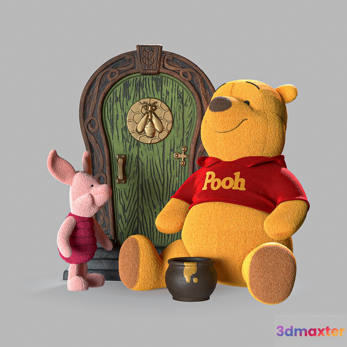 Winnie the Pooh and Piglet