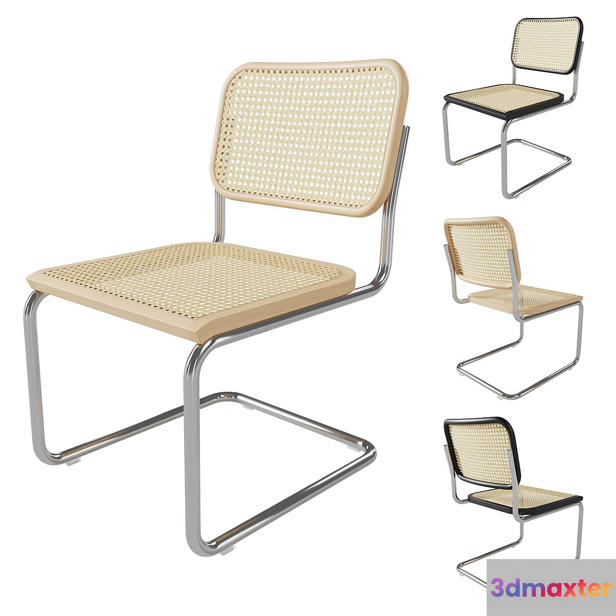 Knoll Cesca Chair Cane 3D Max
