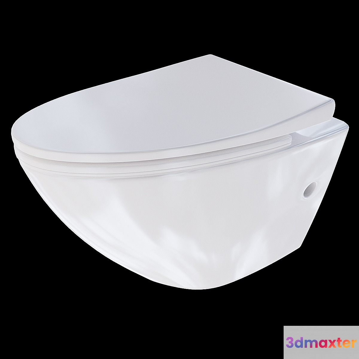 Wall hung toilet BelBagno Alpha rimless 3D Max