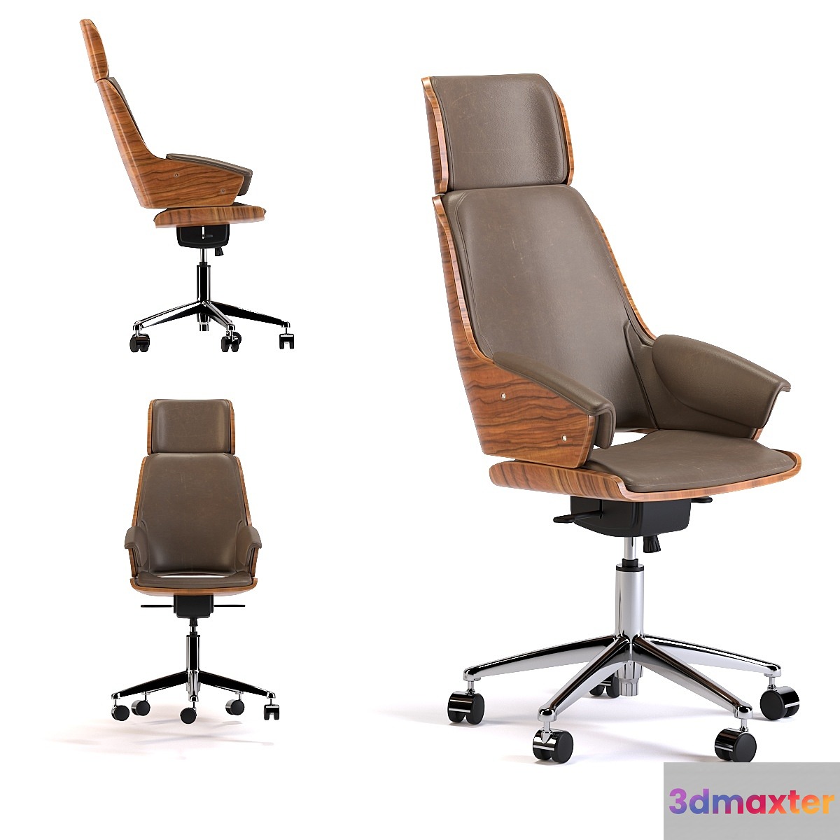 Office Chair Work Flow 3D Max