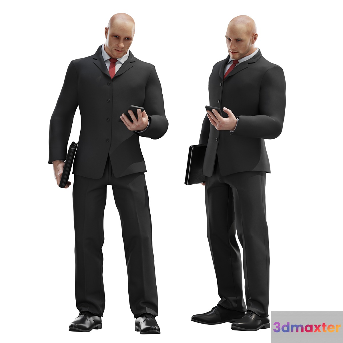 Man in a jacket 3D Max