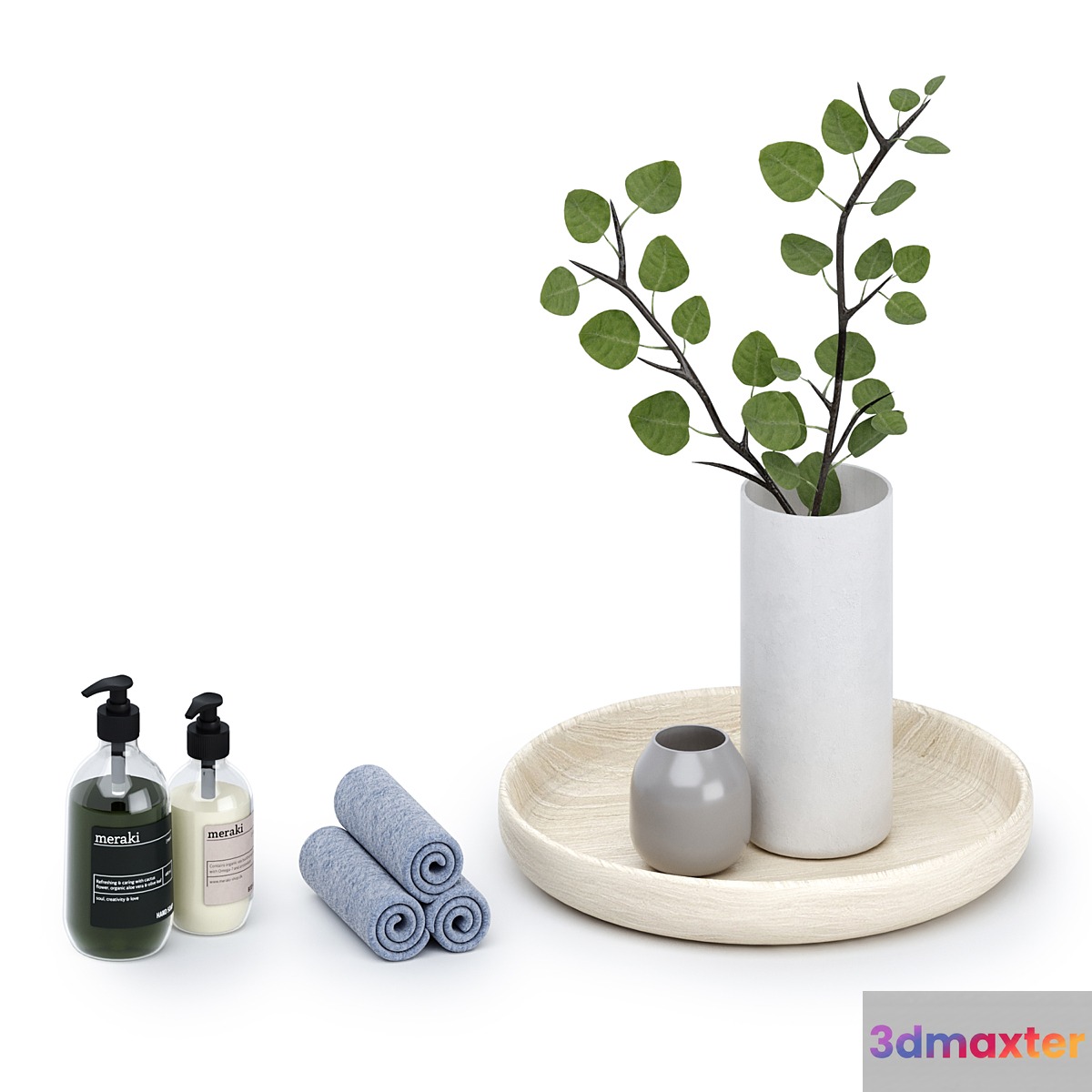 Decor for the bathroom 3D Max